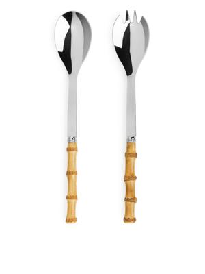 Sabre Paris Bamboo Serving Spoons - Beige - recommended by Inredningshjälpen