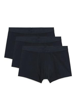 Pima Cotton Trunks, Set of 3 - Blue - recommended by Andrea