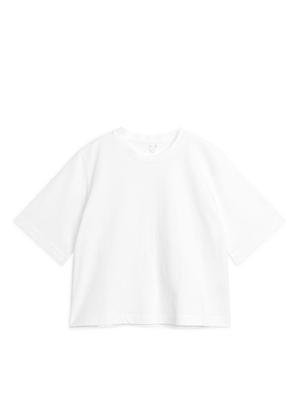 Heavyweight Boxy T-Shirt - White - recommended by Alice