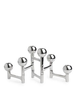 Pols Potten Folded Candle Holder - Silver - recommended by Lou Archell