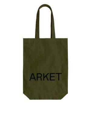 ARKET Canvas Tote - Green - recommended by Kelly Harrington