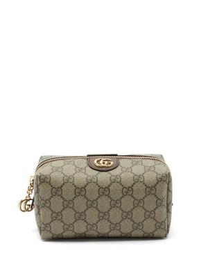 Gucci - Ophidia Gg-monogram Canvas Make-up Bag - Womens - Beige Multi - recommended by Joanna Rutkowska