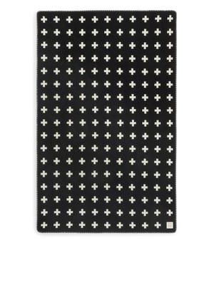 Pia Wallén Cross Blanket - Black - recommended by Kelly Harrington