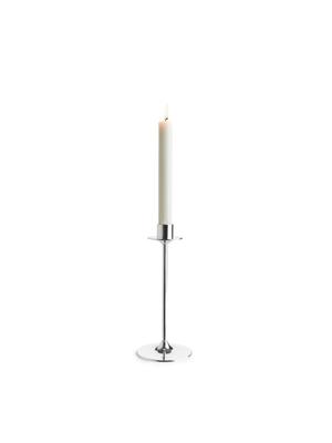 Brass Candle Holder 16 cm - Silver - recommended by Andrea Hedenstedt