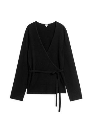 Cashmere Wrap Cardigan - Black - recommended by Borghild Terese Jørgensen
