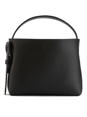 Rigid Leather Crossbody Bag - Black - recommended by Erica Kvam