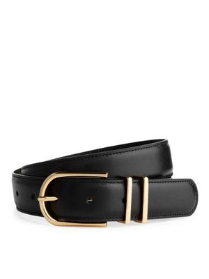Leather Belt - Black - recommended by Anna Rasmia