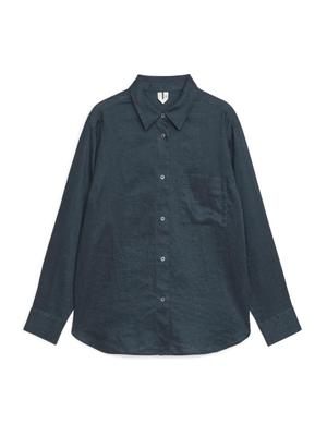 Lightweight Linen Shirt - Blue - recommended by Andrea Hedenstedt