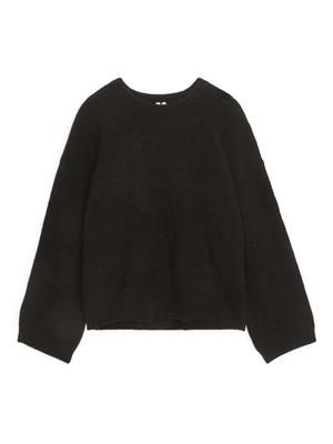 Alpaca Blend Jumper - Black - recommended by Andrea Hedenstedt