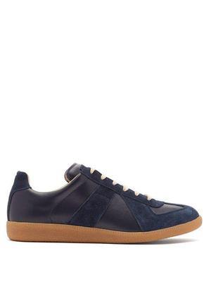 Maison Margiela - Replica Low Top Suede Trainers - Mens - Dark Blue - recommended by Fredrik Risvik