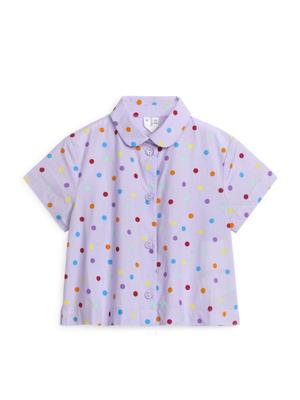 Short-Sleeved Shirt - Purple - recommended by Lucy Moon