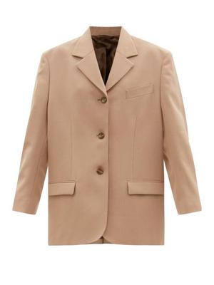 Acne Studios - Single-breasted Canvas Jacket - Womens - Beige - recommended by Erica Kvam