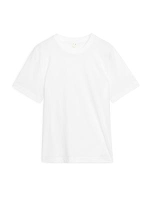 Crew-Neck T-shirt - White - recommended by Lucy Moon