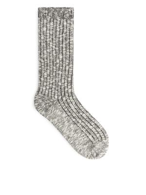 Chunky Knit Socks - Black - recommended by Randi Nestaker
