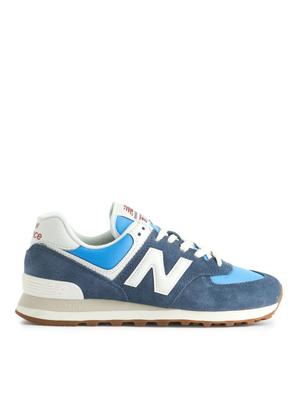 New Balance 574 Trainers - Blue - recommended by Kelly Harrington