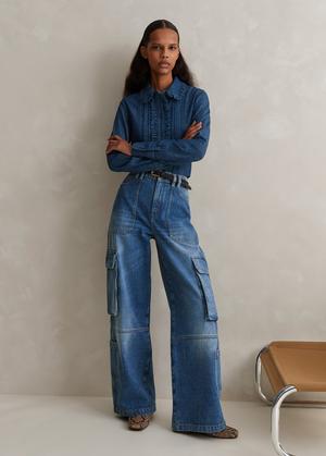 Baggy Cargo Denim Trouser - recommended by Caroline’s Circuits