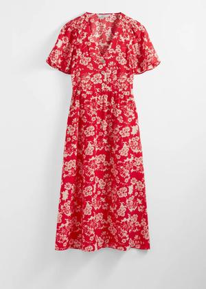 UK RED SUMMER DRESS - recommended by Annemarie Moore