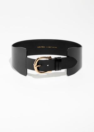 Wide Waist Belt - Black - recommended by Frida Kummerfeldt