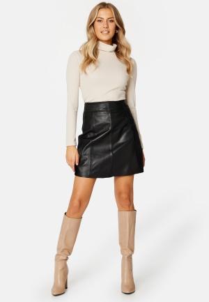 SELECTED FEMME New Ibi Leather Skirt Black 36 - recommended by Vitaestilo