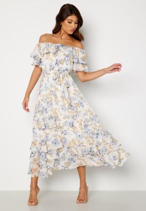 FOREVER NEW Eugina Off Shoulder Maxi Dress Winfeilds Floral 38 - recommended by Anne-Charlotte  Andersson