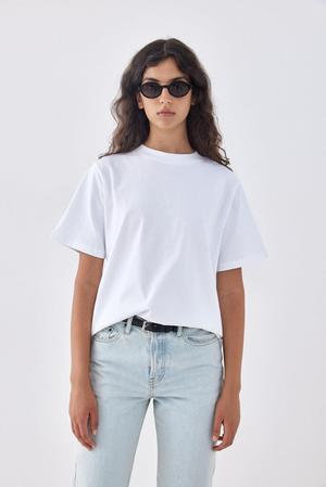 Classic Crewneck T Shirt - White / XS - recommended by Natalie 