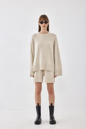 Soft Knitted Bermuda - Nude / XS - recommended by Danielle Cafiero