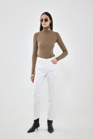 No.5| High Waist Straight Cropped Denim - White / 23 / Normal - recommended by Natalie 