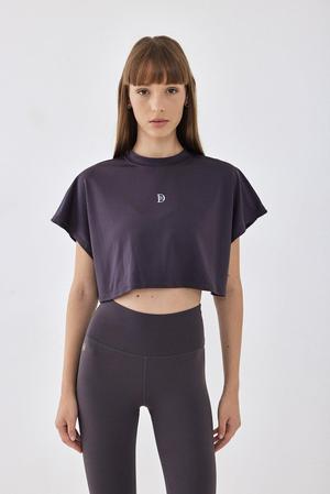Dé Sleeveless Cropped Cover Up - Dark Grey / XS - recommended by Natalie 
