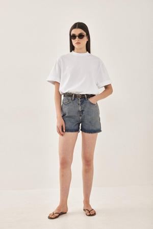 Baggy Denim Shorts - Vintage Blue / 23 - recommended by Natalie 