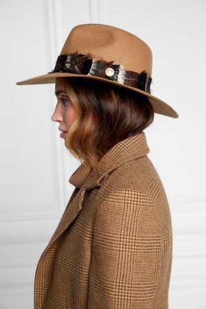 Trilby Hat Iridescent Feather Band - recommended by Aleyson Bickley