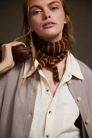 Essential Triangle Striped Scarf - recommended by The Flâneuse