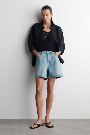 Denim shorts- 3 ways - by Alexandra Petersson (withalexstyle)