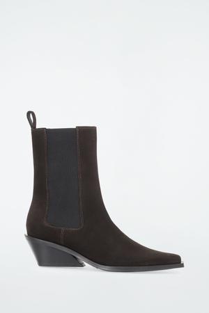brown suede boots - recommended by Claire Rose