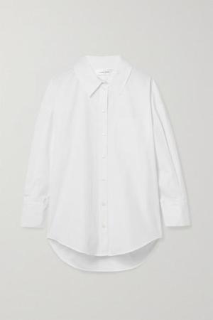 Anine Bing - Mika Oversized Cotton-poplin Shirt - White - recommended by Erica Kvam