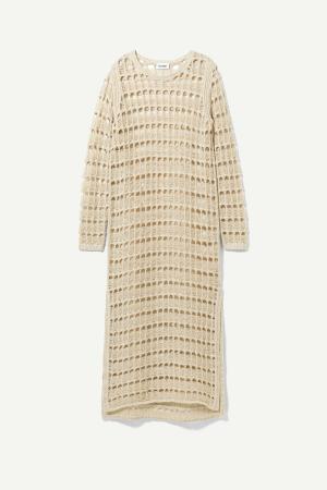 Crunch Knit Dress - Beige - recommended by Isabel Chai 
