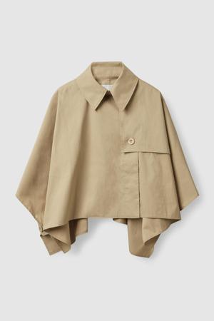 CROPPED TRENCH COAT CAPE - recommended by Frida Kummerfeldt