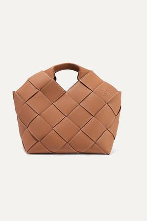 Loewe - Woven Textured-leather Tote - Brown - recommended by Caro B