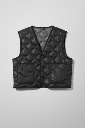 Fred Quilted Vest - Black - recommended by MENSWEARBIBLE