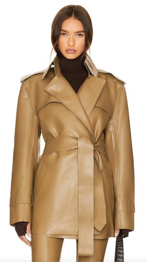 Norma Kamali Double Breasted Trench Mini  - recommended by Jovana Zuka