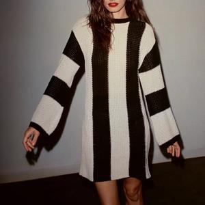 Long sleeve striped mini jumper dress - recommended by Gabie Godfrey (gabiegodfrey)