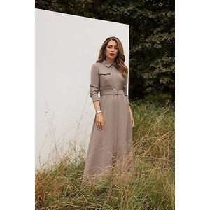 Lydia Millen Tailored Wool Blend Belted Shirt Dress - recommended by Aleyson Bickley