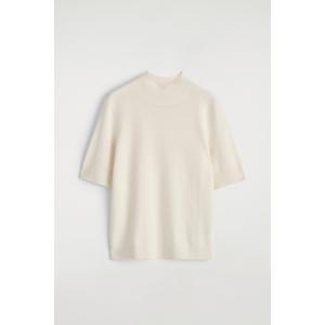 CASHMERE MOCK NECK T-SHIRT - recommended by Alexandra Petersson (withalexstyle)