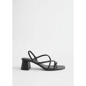 Remsandaler med blockklack - Svart - Heeled sandals - & Other Stories - recommended by Charlotte Bergkvist