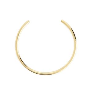 Gold-Plated Cuff Necklace - Brown - recommended by Sofia Andersin