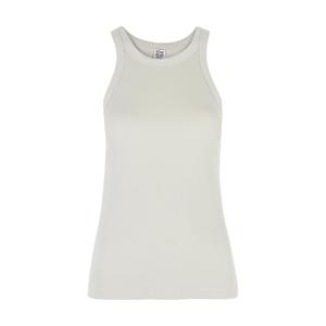Totême Espera Stone Stretch-cotton Tank - recommended by Sofia Andersin