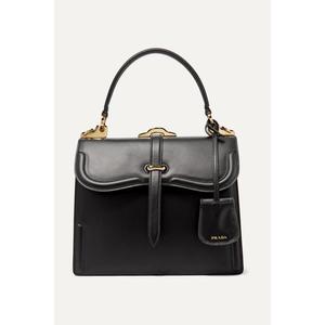 Prada - Sidone Leather Shoulder Bag - Black - recommended by Sofia Andersin