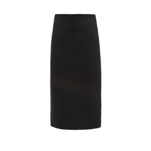 Alexander Mcqueen - High-rise Crepe Pencil Skirt - Womens - Black - recommended by Sofia Andersin