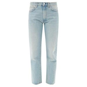 Totême - Original Cropped Straight-leg Jeans - Womens - Light Blue - recommended by Sofia Andersin