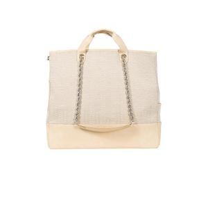 BEIS The Woven Tote in Beige - recommended by Sofia Andersin