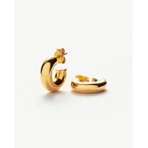 Mini Chubby Hoop Earrings | 18ct Gold Plated - recommended by Alva Sperle
